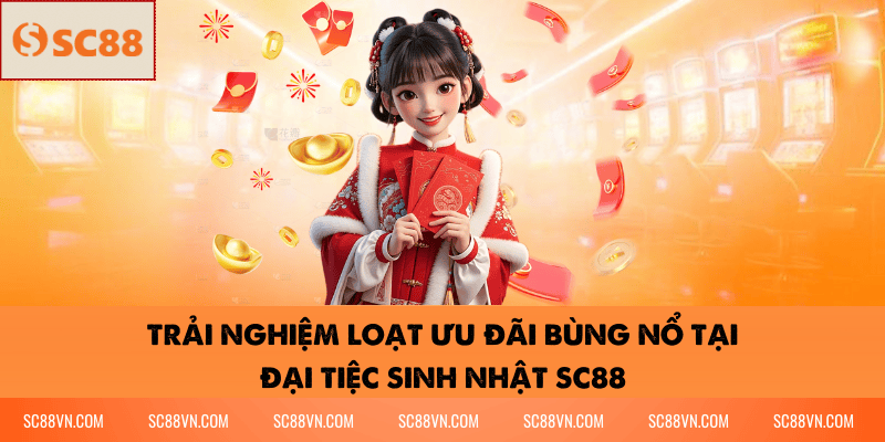 Trải Nghiệm Loạt Ưu Đãi Bùng Nổ Tại Đại Tiệc Sinh Nhật SC88